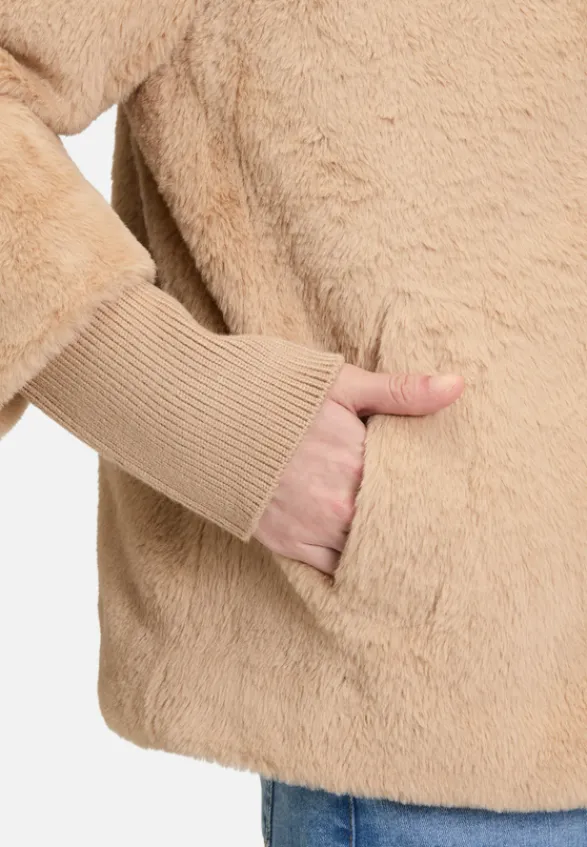 Betty Barclay Jacken*Outdoorjacke mit Plüsch Beige
