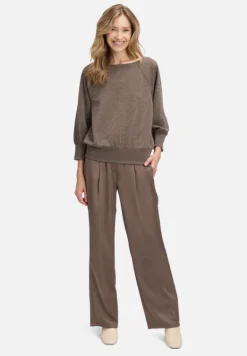 Betty Barclay Shirts*Oversize-Shirt im Glitzer-Look Braun
