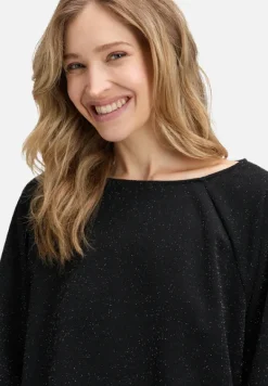 Betty Barclay Shirts*Oversize-Shirt im Glitzer-Look Schwarz