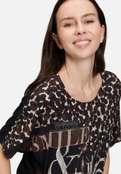 Betty Barclay Shirts*Oversize-Shirt mit Aufdruck Braun/Beige