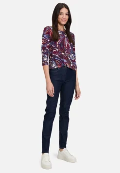 Betty Barclay Jeans*Perfect Body-Jeans mit Steppungen Dunkelblau