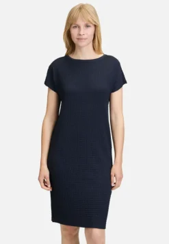 Betty Barclay Kleider*Plisseekleid kurzarm dunkelblau