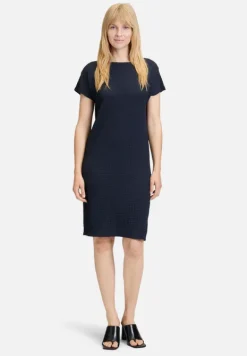 Betty Barclay Kleider*Plisseekleid kurzarm dunkelblau