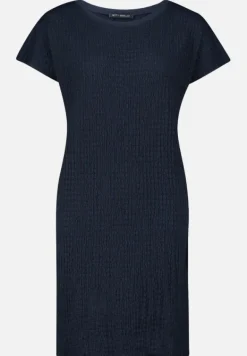Betty Barclay Kleider*Plisseekleid kurzarm dunkelblau