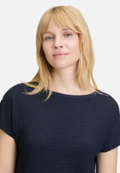 Betty Barclay Kleider*Plisseekleid kurzarm dunkelblau
