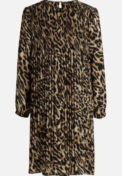 Betty Barclay Kleider*Plisseekleid langarm Schwarz/Beige