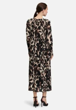 Betty Barclay Kleider*Plisseekleid langarm Beige/Braun