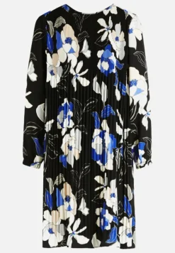 Betty Barclay Festliche Mode|Kleider*Plisseekleid langarm Schwarz/Blau
