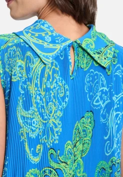 Betty Barclay Festliche Mode|Kleider*Plisseekleid ohne Arm Green/Blue