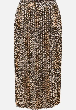 Betty Barclay Röcke*Plisseerock mit Gummizug Beige/Schwarz