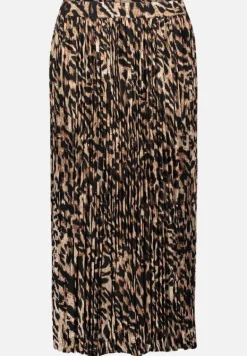 Betty Barclay Business Kleidung|Röcke*Plisseerock mit Gummizug Schwarz/Beige