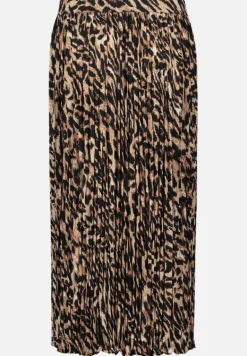 Betty Barclay Business Kleidung|Röcke*Plisseerock mit Gummizug Schwarz/Beige