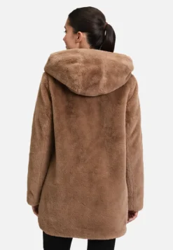 Betty Barclay Mäntel|Jacken*Plüschjacke mit Kapuze Classic Bronze