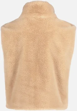 Betty Barclay Westen|Jacken*Plüschweste mit Reißverschluss Beige