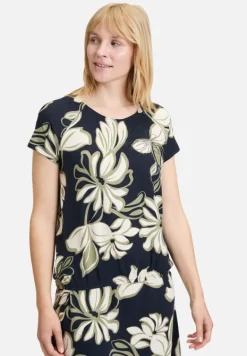 Betty Barclay Shirts*Printshirt mit Gummizug Dark Blue/Green