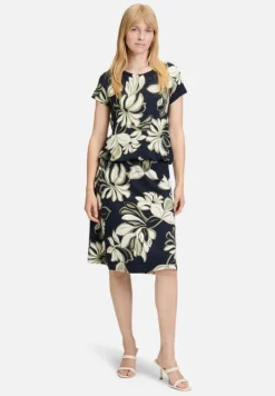 Betty Barclay Shirts*Printshirt mit Gummizug Dark Blue/Green