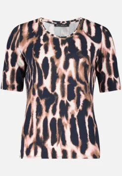 Betty Barclay Shirts*Printshirt mit Rundhalsausschnitt Dark Blue/Rosé