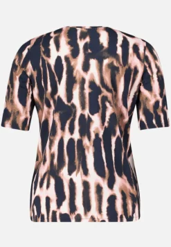 Betty Barclay Shirts*Printshirt mit Rundhalsausschnitt Dark Blue/Rosé