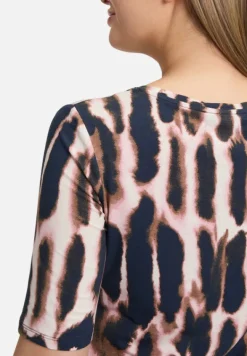 Betty Barclay Shirts*Printshirt mit Rundhalsausschnitt Dark Blue/Rosé