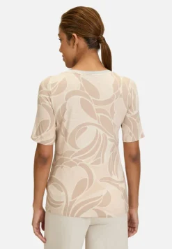 Betty Barclay Shirts*Printshirt mit Schmucksteinen Taupe/Nature