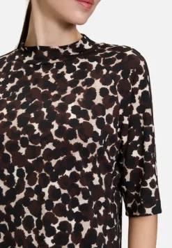 Betty Barclay Shirts*Printshirt mit Stehkragen Braun/Beige