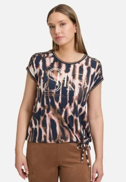 Betty Barclay Shirts*Printshirt mit Tunnelzug Dark Blue/Rosé