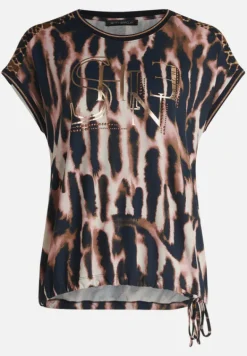 Betty Barclay Shirts*Printshirt mit Tunnelzug Dark Blue/Rosé