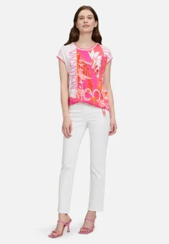 Betty Barclay Shirts*Printshirt mit Tunnelzug Red/White