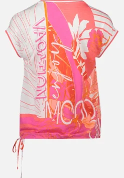 Betty Barclay Shirts*Printshirt mit Tunnelzug Red/White