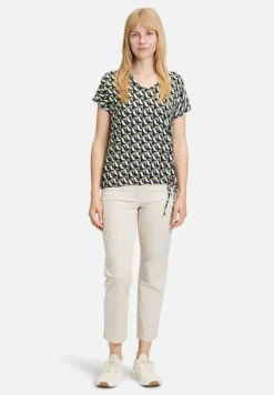 Betty Barclay Shirts*Printshirt mit V-Ausschnitt Dark Blue/Green