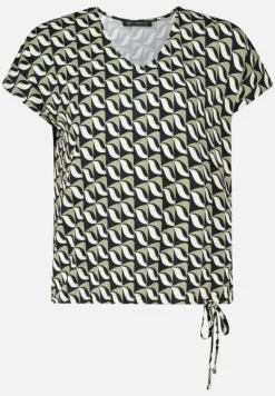 Betty Barclay Shirts*Printshirt mit V-Ausschnitt Dark Blue/Green