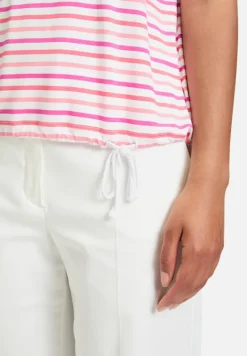 Betty Barclay Shirts*Ringelshirt mit Tunnelzug Red/White