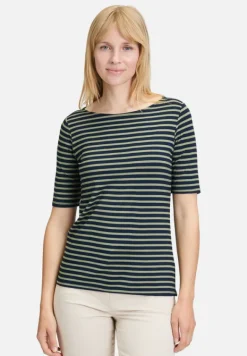 Betty Barclay Shirts*Ringelshirt mit U-Boot-Ausschnitt Dark Blue/Green