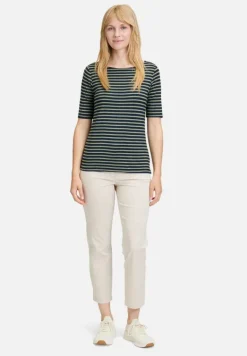 Betty Barclay Shirts*Ringelshirt mit U-Boot-Ausschnitt Dark Blue/Green
