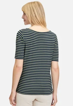 Betty Barclay Shirts*Ringelshirt mit U-Boot-Ausschnitt Dark Blue/Green