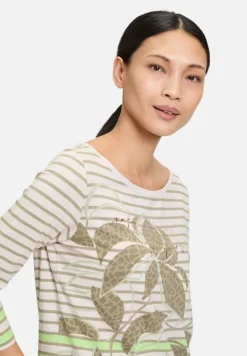 Betty Barclay Shirts*Ringelshirt mit U-Boot-Ausschnitt Khaki/Green