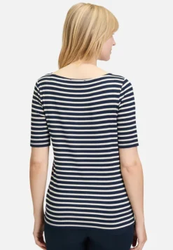 Betty Barclay Shirts*Ringelshirt mit U-Boot-Ausschnitt Dark Blue/Beige