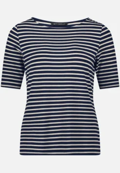 Betty Barclay Shirts*Ringelshirt mit U-Boot-Ausschnitt Dark Blue/Beige