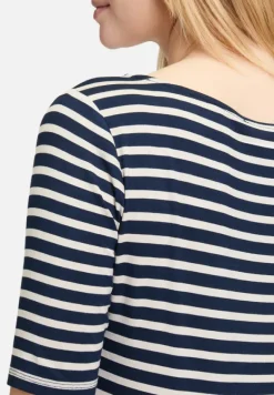 Betty Barclay Shirts*Ringelshirt mit U-Boot-Ausschnitt Dark Blue/Beige