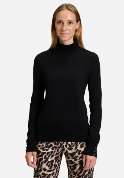 Betty Barclay Basics|Strick*Rollkragenpullover langarm Schwarz