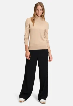 Betty Barclay Basics|Strick*Rollkragenpullover langarm Beige