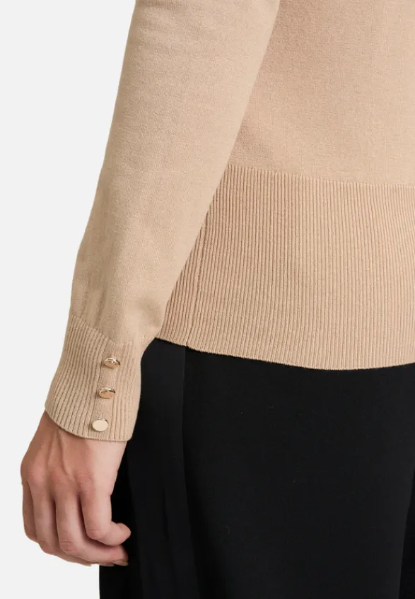 Betty Barclay Basics|Strick*Rollkragenpullover langarm Beige