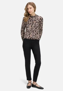 Betty Barclay Shirts*Rollkragenshirt mit Stehkragen Taupe/Beige