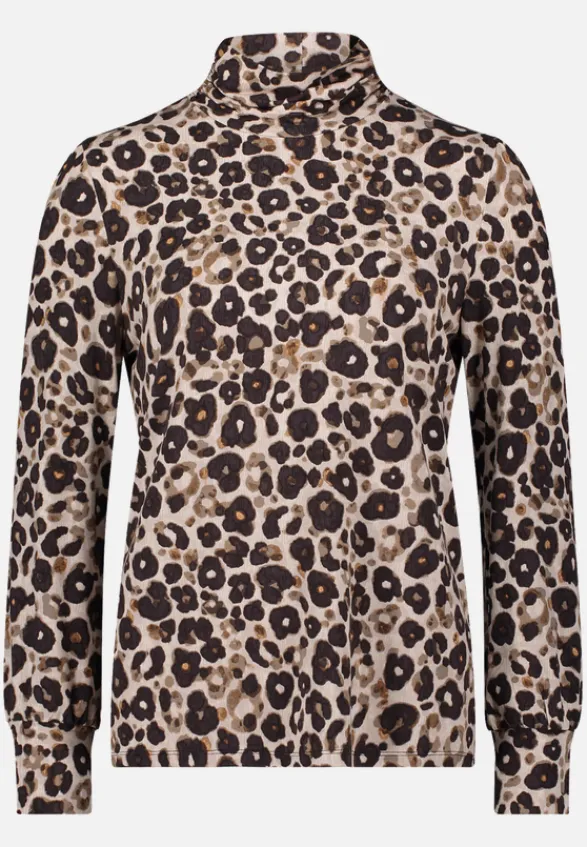 Betty Barclay Shirts*Rollkragenshirt mit Stehkragen Taupe/Beige