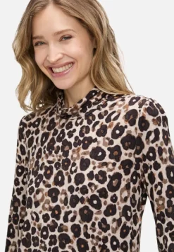 Betty Barclay Shirts*Rollkragenshirt mit Stehkragen Taupe/Beige