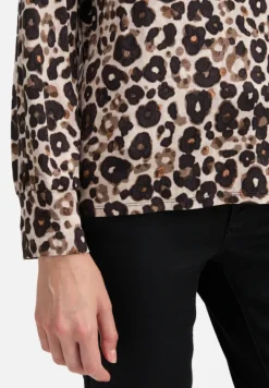 Betty Barclay Shirts*Rollkragenshirt mit Stehkragen Taupe/Beige