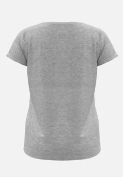 Betty Barclay Shirts*Rundhals-Shirt mit Raffung Grau/Schwarz