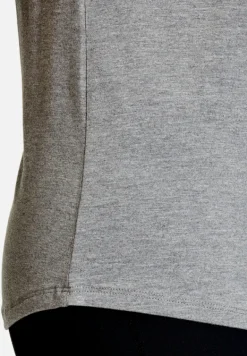Betty Barclay Shirts*Rundhals-Shirt mit Raffung Grau/Schwarz