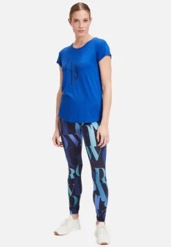 Betty Barclay Shirts*Rundhals-Shirt mit Raffung Blue/Black