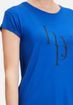 Betty Barclay Shirts*Rundhals-Shirt mit Raffung Blue/Black